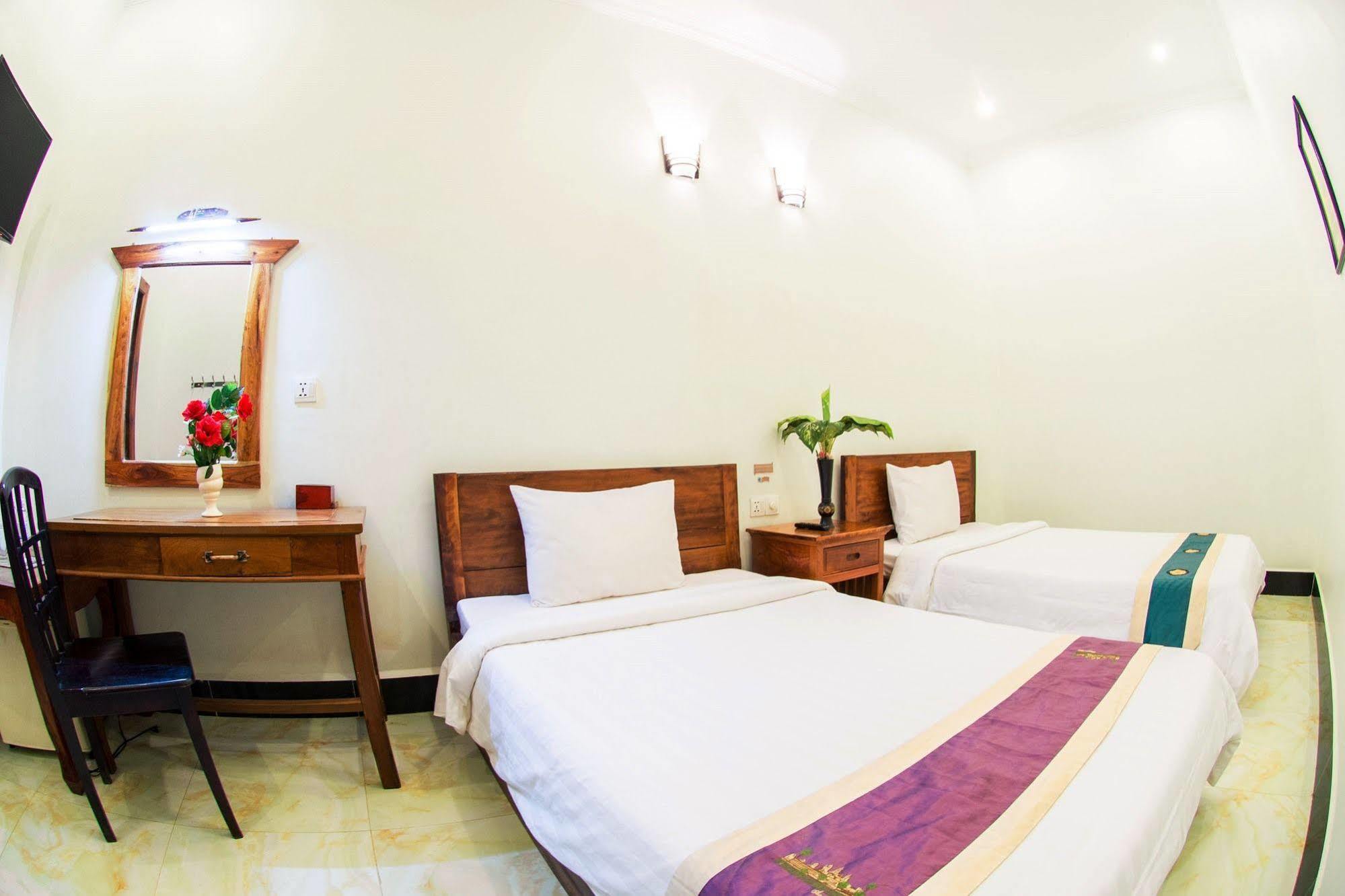 Angkor Udom Guesthouse Siem Reap Exterior foto