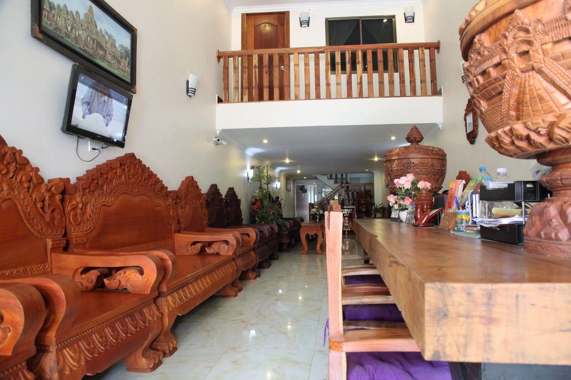 Angkor Udom Guesthouse Siem Reap Exterior foto