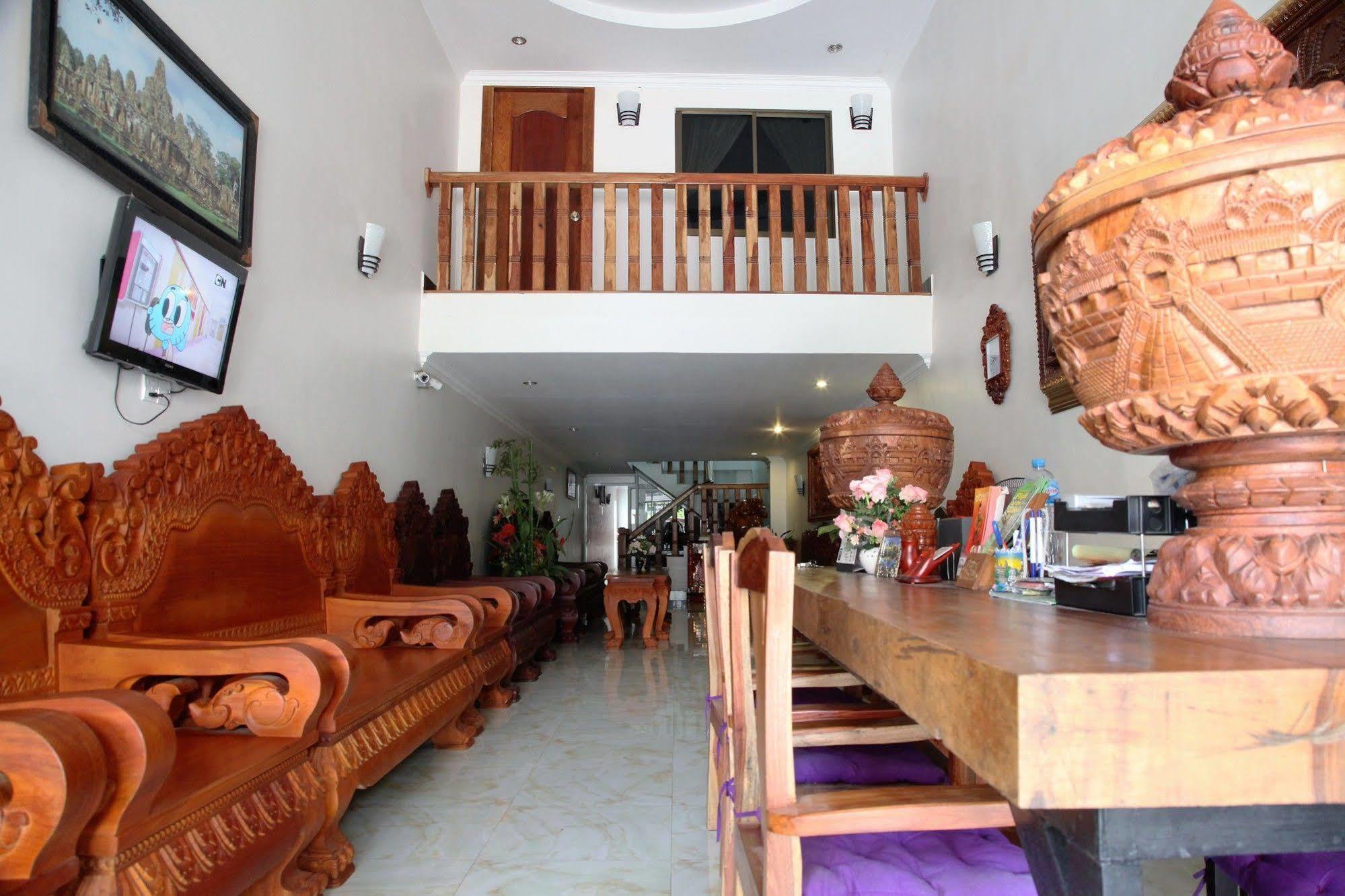 Angkor Udom Guesthouse Siem Reap Exterior foto